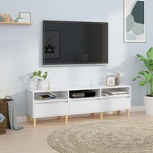 SMTSEC TV-kast Wit 150x30x44,5 cm Engineered Wood