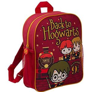 Harry Potter Kids Cartoon Chibi Rugzak Jongens Meisjes Zweinstein Terug Naar School Charm Rugzak Boek Tas 9 3/4, Terug naar Hogwarts, Eén maat, Rugzak
