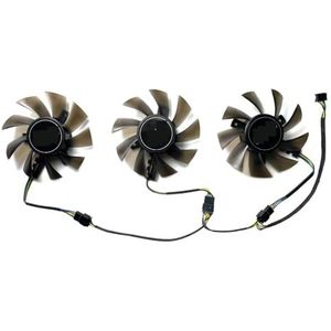 Voor GALAX voor GeForce GTX106 01070 1070ti 1080 GAMER/Ashes Algemene grafische kaart vervangende ventilator(Set of three fans)