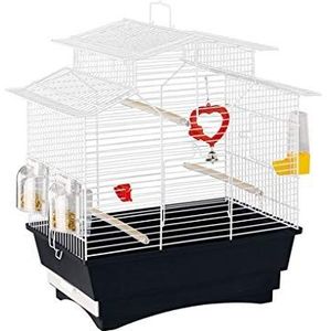 Vogelhuisjes Roestvrij Bird Steel Cage Big Parrot Cage Lijster Pigeon Villa Metal Bird Cage Portable Kleine Sized Vogels Kooi Pet Home Pet Products Flight Cage (Color : C)