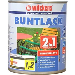 Wilckens - 2-in-1 Acryl Kleurlak - Antracietgrijs - 750 ml