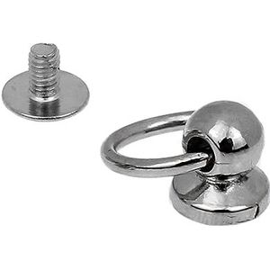 8/10MM Metalen Zakken Klinknagel Nagel Gesp Swivel Schroef Studs Knop Handtas Keten Hanger Hardware Lederen Craft accessoires (Color : Silver, Size : 10mm 100pcs)