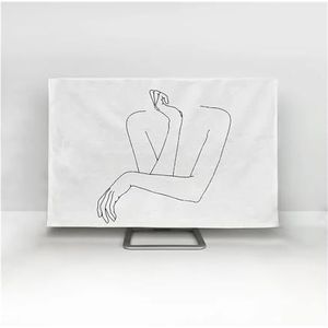 WLTYSM TV Cover Display stofkap TV Stofkap Doek 32-75 Inch Valuta Eenvoudige en Moderne TV Display Beschermers (4.3"")