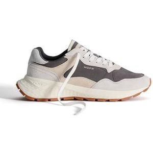 Beijing II - Sneakers - Grijs - Leer/Nylon - Memory-Foam Binnenzool