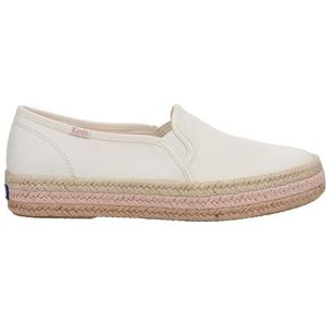 Keds Womens Triple Decker Suede, Witte Multi Jute Foxing, 39 EU