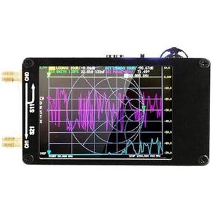 Spectrumanalysator, 2,8 inch TFT-monitorantenne-analysator MF HF VHF UHF Vectornetwerkanalysator met SD-kaartsleuf USB 5V 120mA for VSWR-fase
