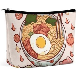 NKJJSTES Grote Capaciteit Kosmetische Zak Waterdichte Cosmetische Organizer Zwart Wit Polka Dots Cosmetische Accessoires Organizer voor Vrouwen/meisje, Heerlijke zoete ramen, Eén maat