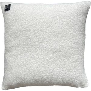 Warmpi® Draadloos Warmtekussen incl. Warmpi® Powerbank (10.000mah) - Teddy Wit boucle -Het elektrisch verwarmde kussen heeft ook kabel van 3m voor opwarming via stopcontact of USB Poort (White)