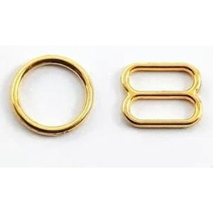 XDMING 20/40 set 6-20 mm metalen O-ring tri-Glide gespen BH ondergoed normale sluiting bikini connector haak DIY kleding accessoires om te naaien