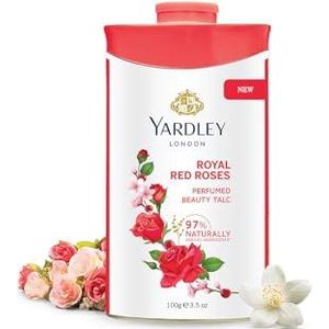 Yardley London - Royal Red Rose Talc voor vrouwen, 250g