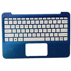 Laptop omhulsel rond toetsenbord & Toetsenbord Voor For HP Stream 11 Pro G2 Blauw