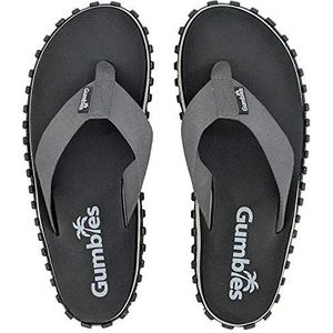 Model Duckbill| Teenslippers | Sandalen Heren/Dames | Badslippers | Rubbies schoenen | Rubbies sandaal | Gr. 36-48, zwart-grijs, 45 EU