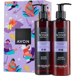 AVON Senses Essence Lavender & Gember Cadeauset Handlotion & Handzeep