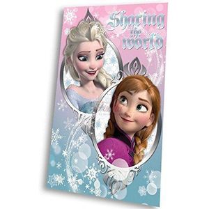 Disney Plaid Frozen Elsa Plaid van fleece voor meisjes, 150 x 100 cm