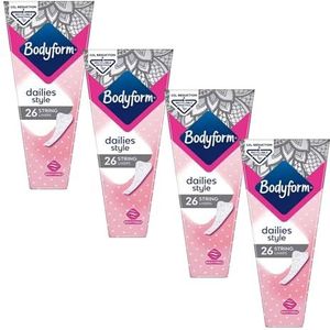 Bodyform Dailies String Liners 30 x 4 Packs Bulk Koop Multipack