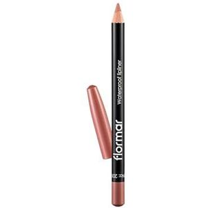 Flormar Lipliner Waterproof 201 Naturally Nude – Langhoudende, veegvaste lipliner – Romige textuur voor gedefinieerde lippen – Geschikt voor alle huidtinten – Lippenpotlood in natuurlijke tint