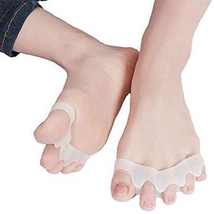 PEDIMEND Teen afstandhouders voor overlappende tenen en hallux valgus correctie - helpt bij het strekken en uitlijnen van de tenen - voor Hallux Vulgux Pain - Unisex - Voetverzorging (gebogen ontwerp