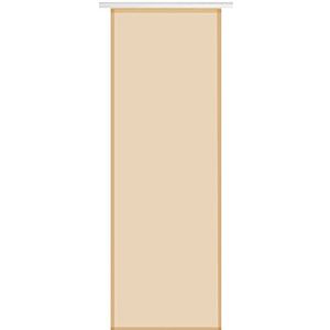 Bestgoodies Transparant paneelgordijn Voile 60x245 cm naar keuze met en zonder techniek, eenvoudige en stijlvolle raamdecoratie in vele kleuren verkrijgbaar (beige - nude/zonder techniek)