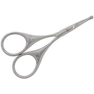 Suvorna Premium Neushaarschaar met Gebogen Veiligheidsmessen en Afgeronde Punt voor het Trimmen van Kleine Details Gezichtshaar, Oorhaartrimmer, Wenkbrauwen Verzorging & Neushaar Trimmen voor Mannen