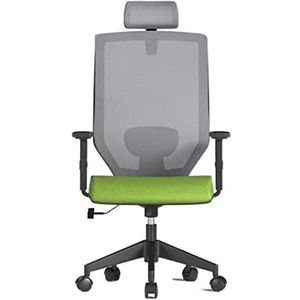 Computer Stoel Bureaustoel Werkstoel Moderne Bureaustoel Ergonomische Rugleuning Computerstoel Thuisbureaustoel Draaistoel Gamingstoel Directiestoel Bureaustoelen (Color : Grün)