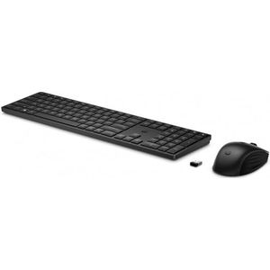 HP 650 WRLS KB/MSE COMBO BLK toetsenbord Inclusief muis Thuis RF Draadloos Zwart