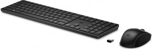 HP 650 WRLS KB/MSE COMBO BLK toetsenbord Inclusief muis Thuis RF Draadloos Zwart