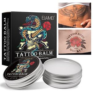 Premium Tattoo crème voor tatoeages, dagelijkse verzorging en aftercare voor oud, moisturizer brightener, versterkt tatoeagekleuren, bevordert de genezing, 50 ml