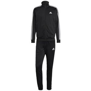 adidas heren Trainingspak Basic 3-Stripes Tricot Tracksuit, Zwart, XXL Short