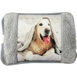 Elektrische warmwaterkruik 500 W, warmtekussen tegen koortspijn, verwarmt handen buikhals, temperatuur tot 6 uur, snel opladen (model 2)