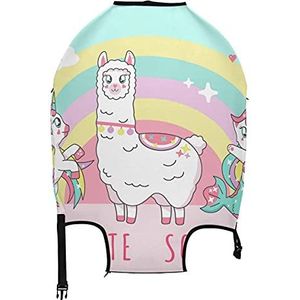 AJINGA Leuke Katicorns Eenhoorn Regenboog Reizen Bagage Protector Koffer Cover S 18-20 inch