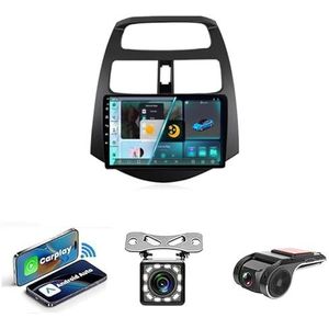 9-inch Touchscreen Autoradio Met Bluetooth Autoradio Voor Chevrolet Spark Beat 2010-2014 Plug en Play Android 14 2 Din Autoradio Radio Android Automatische Bluetooth USB RVC SWC(NF-1 WIFI 1G+32G)