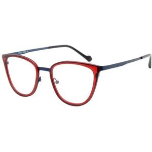 Generic Unisex leesbril Comfort Ronde blauw licht blokkerende bril Duurzame metalen frame Computerlezer voor mannen en vrouwen,Blauw,1.00x