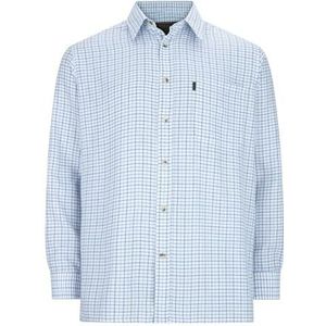 Walker and Hawkes - Overhemd voor heren - geruit/landelijke stijl/gemakkelijk te onderhouden - lange mouwen - Blauw - 4XL (50'')