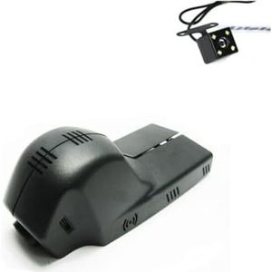 Auto Road Record WiFi DVR Dash Camera Rijvideorecorder Compatibel met 3 M3 F30 F31 F34 F80 5 M5 F10 F11 F07 2010~2017(Front And Back)