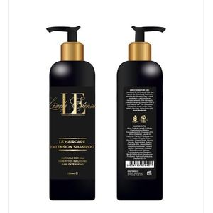 LE Extension Shampoo, Vegan Milde Hydraterende Verzorging voor Haar en Extensions 250ml