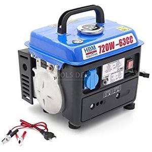 HBM 720 Watt Generator, Aggregaat Met 63 cc Benzinemotor, 230 V