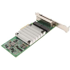 PCI Express Netwerkadapter, PCIEx4 WiFi kaart 4 poorten groot koellichaam voor desktopcomputers