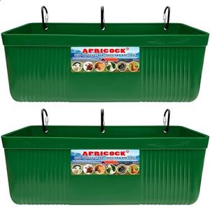 Set van 2 grote voerbak en waterbak met clips, voor grote geiten, kippen, eenden, vee, schapen, honden, varkens, herten, kamelen, paarden, kalkoenen, struisvogel, alpaca's, parelhoenders,