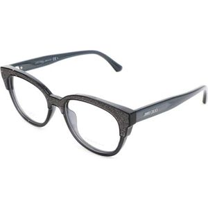 Jimmy Choo JC177 18R DARK GREY GLITTER GREY 51/17/145 Vrouw Brilmonturen