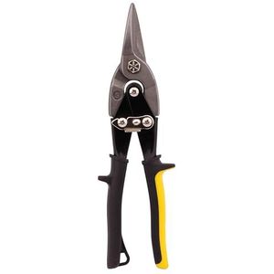 MIVOS Blikschaar - Rechte Snit - 26 Cm - Doorloopschaar In Chroom-vanadium-staal - Voor Het Knippen Van Plaatstaal, Aluminium, Leer, Draadwerk, Kunststof En Koper.