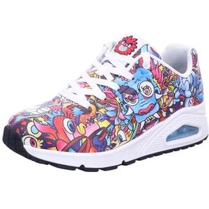 Skechers 177973 UNO - Color Doodle Multi, Meerkleurig, 41 EU