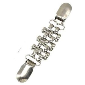 Shirt Cinch Swirl Clip Cape Clips, Sjaal Cardigan Clips Pak van 3 Zinklegering Multicolor(G)