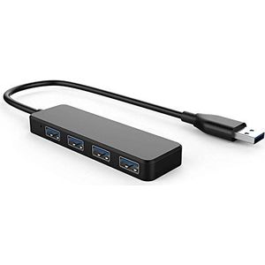baolongking USB-hub, 4-poorts USB-hub ultradunne draagbare USB-splitter voor iMac Pro, MacBook Air, Mac Mini/Pro, Surface Pro, notebook pc, laptop, USB-flashdrives en mobiele harde schijf (usb 3.0hub)