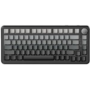 QPSJXN Wired Grey Mechanical Toetsenbord met DRIE Modi Magnetic Switch 058 inch kleurenscherm en 01 mm Triggerlijn