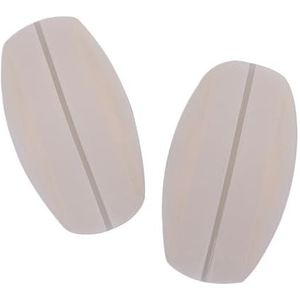 Afneembare schoudervullingen van schuimrubber, 2 schoudervullingen, bh-bandjes, antislipkussentjes, doe-het-zelfkleding, stoffen naaien, handwerkaccessoires(Light Skin Tone)