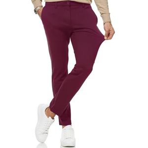 INDICODE JEANS Broek 'Rodekro'  wijnrood