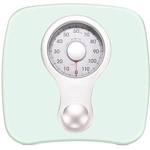 Reizen Plastic Weegschaal Kleine Klassieke Menselijk Gewicht Meetmachine Badkamer Merchandises Gemakkelijk Te Gebruiken(Green)