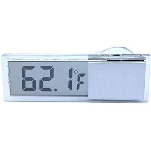 Brussels 1Pc Mini Indoor Auto LCD Digitale Display Temperatuur Ultra-Dunne Kamer Temperatuur Monitor Meter Thermometer voor Kas Keuken Auto Willekeurige