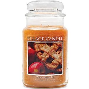 Village Candle Warm Apple Pie 26 oz kaars, rood, groot