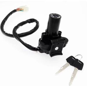 Contact Sleutelschakelaar Voor ZX6R ZX9R ZZR400 ZZR600 ZXR400 ZXR750 ZX7R/ZX7RR 1 Set Motorfiets Contactslot Brandstof Gas Slot Met 2 Sleutels